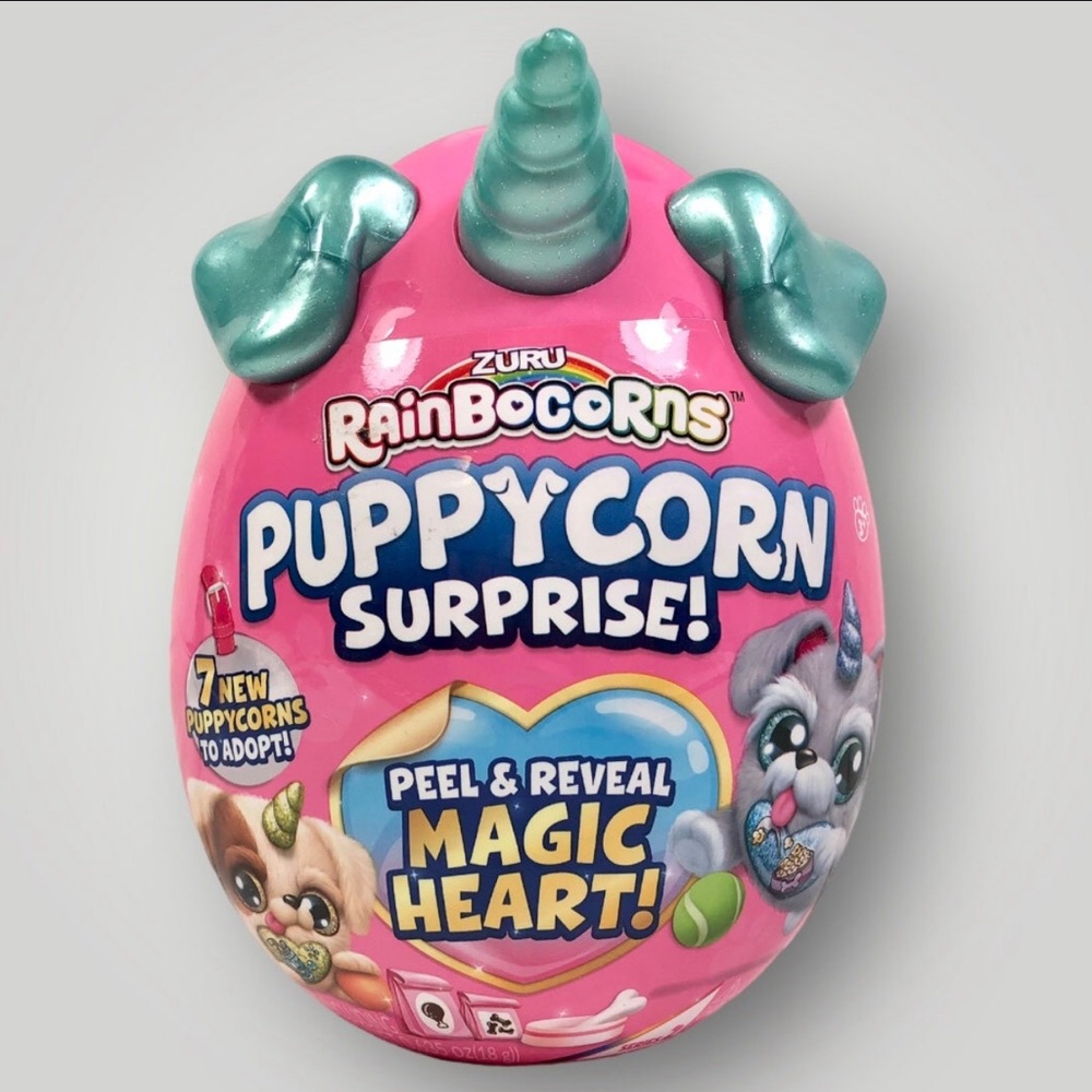 Rainbocorns Zuru Puppycorn Surprised Peel & Reveal Magic Heart Series 2!